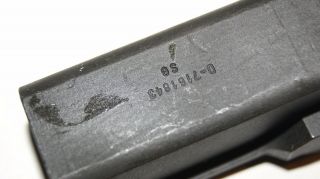 15 US WW 2.  M 1 Carbine Slide Operating Marked : SG NOS. 7