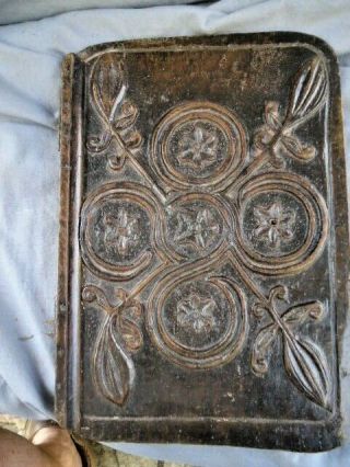 17TH CENTURY OAK CARVED INTRICATE PANEL 5
