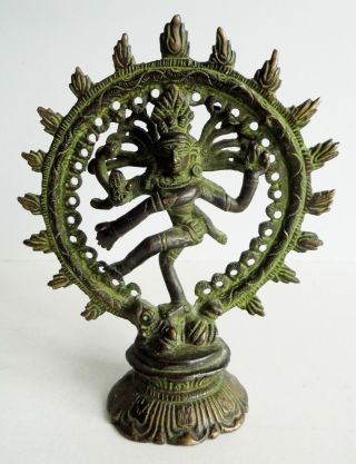 Rare Old Bronze Statue Of Hindu Deity Shiva - Wonderful Early Example