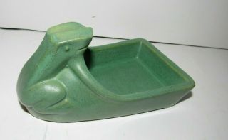 Vintage American Encaustic Tiling Co.  Frog Ashtray Dish Art Pottery
