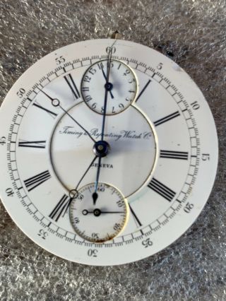 Timing & Repeating Watch Co.  Split Second Pocket Watch Moviment