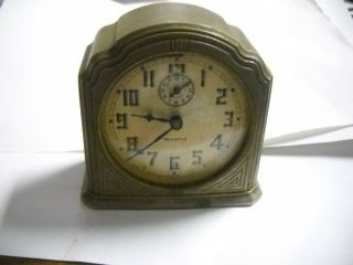 Antique/vintage Westclox Art Deco Cathedral 61 - C Alarm Clock (not)