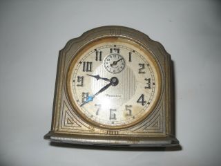Antique/Vintage Westclox Art Deco Cathedral 61 - C Alarm Clock (Not) 2