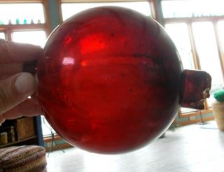 Red Flashed S L R Co Lightning Rod Ball 7