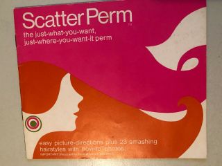 Vintage Scatter Perm Brochure From The 1960 