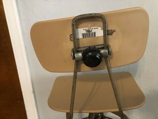 Vintage UHL Art Toledo Ohio drafting stool swivel chair industrial urban loft 3