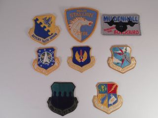 8 Vintage Air Force Sew On Patches