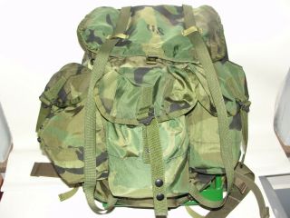 Camouflage External Frame Rucksack Backpack Military Medium Lc - 1