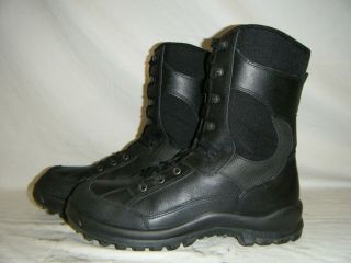 German Austrian Army Military Police Issue Assault Para Leather Boots Size 9 43