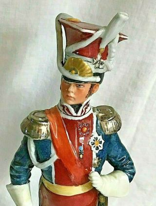 Of Art Italy 265 Porcelain Military French Napoleonic Soldier Figurine