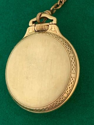 HAMILTON 21 JEWEL 992B16 SIZE R.  R.  POCKET WATCH RUNNING - CHOO CHOO TRAIN FOB 10