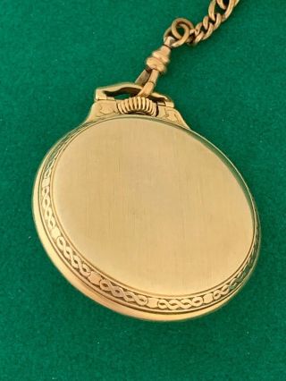 HAMILTON 21 JEWEL 992B16 SIZE R.  R.  POCKET WATCH RUNNING - CHOO CHOO TRAIN FOB 12