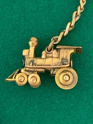 HAMILTON 21 JEWEL 992B16 SIZE R.  R.  POCKET WATCH RUNNING - CHOO CHOO TRAIN FOB 4