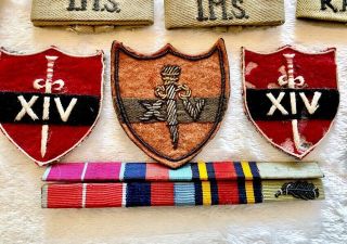 WW2 British Medal Grouping / Military Medical Surgeon / Insignia,  Patches,  Tools 9