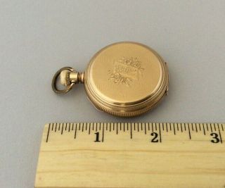 Vintage 14k Yellow Gold A.  W.  Co.  Waltham Pocket Watch - 10