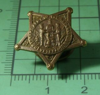 Antique 1861 - 1866 Grand Army Of The Republic Veteran Lapel Pin