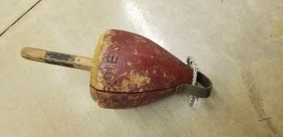 Vintage Maine Wooden Lobster Buoy