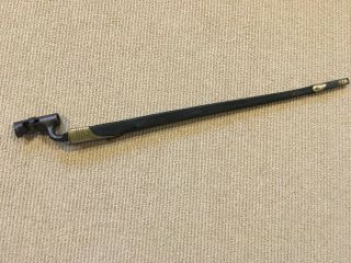 Antique Civil War Era,  Enfield Socket Bayonet With Scabbard
