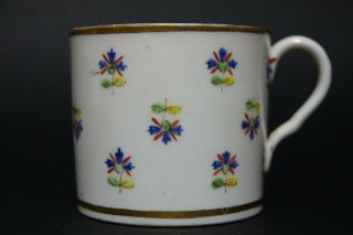 Fine Quality Early Coffee Can - Hand Painted Flowers Coffee Cup Info Welcome