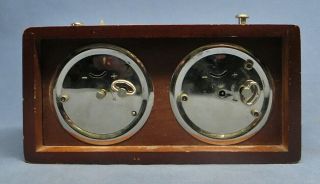 Vintage Alpha Analog Chess Clock Timer with Wood Base 3