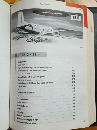 1960 Douglas C - 124 Aircraft Flight Manuals 