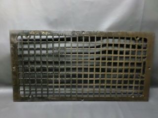 Vintage Cast Iron Floor Grate - Heat Register - 12 X 24