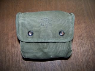 Vietnam Era Us Army Jungle First Aid Kit & Belt Pouch