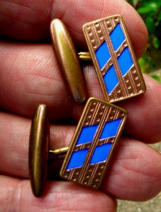 1930s Art Deco Cuff Links