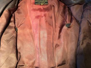 Jackets Intermediate BuAero - US Navy M - 422A Size 38 Brown Leather Jacket 10