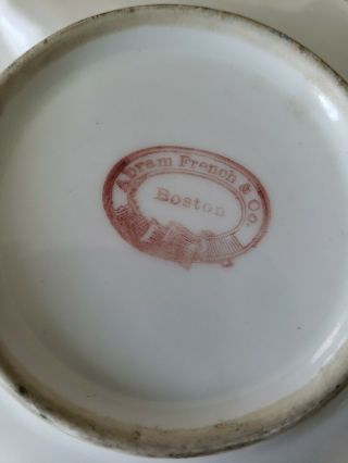 Antique NH Mt Washington Observatory Tip Top House Abram French Porcelain Dish 7