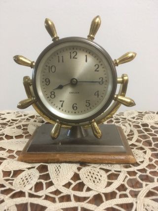 Rare Chelsea Vintage Mechanical Marine/desk Clock
