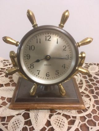 Rare Chelsea Vintage Mechanical Marine/Desk Clock 2
