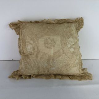 Antique Normandy Lace Pillow Exquisite