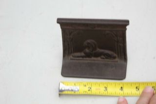 Antique 1920 ' s Bradley&Hubbard Egyptian Sphinx Cast Iron Book Ends 5