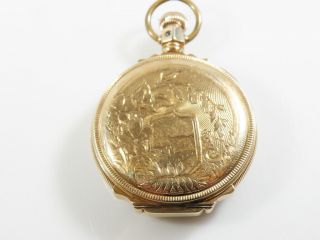14 K Yellow Gold Antique Waltham Pocketwatch