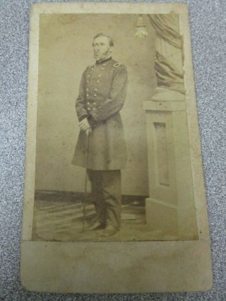 C1864 Brigadier General Benjamin Prentiss Civil War Cdv Photograph