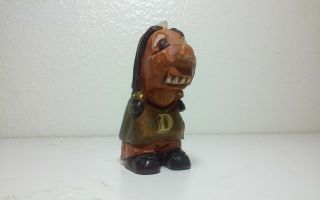 Rare 1940’s Vintage Carter Hoffman Dartmouth College Carved Wood Indian Mascot