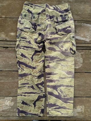 gold tiger stripe trousers / tiger camo / vietnam war era 7