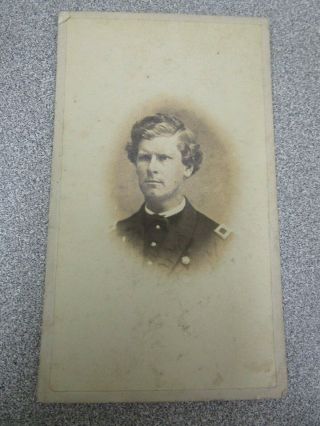 1864 Identified Civil War Soldier James Mccray Jr Cdv Photograph
