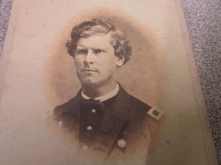 1864 Identified Civil War Soldier James McCray Jr CDV Photograph 2