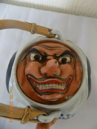 JAPANESE BANKO WARE 5 FACE PORCELAIN TEAPOT c1920 - 30 5