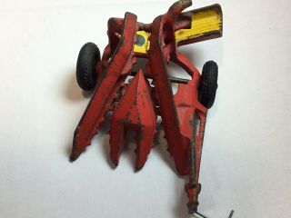 Vintage Cast Iron Arcade Toy Farm Tractor Attachment