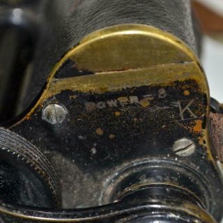 Antique ROSS Prism Military Binoculars 8x c/w Case - Ser No 28896 - c.  1910 6