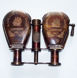 Antique Brass Monocular Maritime Vintage Gift Nautical Binocular