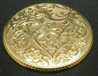 14k Gold Antique Le Soir Fabuleaux Swiss Made Pocket Watch Floral Engraved Case 3