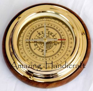 Antique Brass Magnifying/navigational/magnetic 6 " Sailing Ship/boat Desk Compass