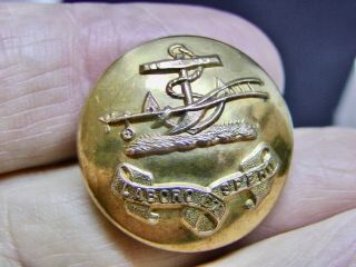 Fouled Anchor With Vintage Plough/plow 26mm Gilt Livery Button Hayward 1841 - 1853