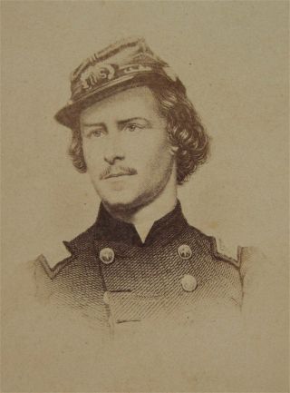 1860s Civil War Cdv Photograph Of Elmer Ellsworth First Hero Killed In Civil War