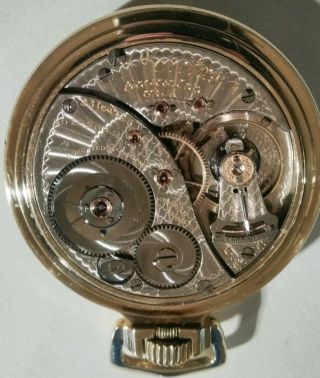 Elgin Veritas SCARCE 16S (1912) 23 jewels adj.  Fancy Dial 10K.  Gold filled case. 7