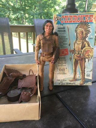 Marx Chief Cherokee The Movable Indian In The Box